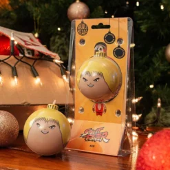 Street Fighter Christmas Decoration Bauble Heads Street Fighter ‘Ken’ Christmas Decoration / Ornament