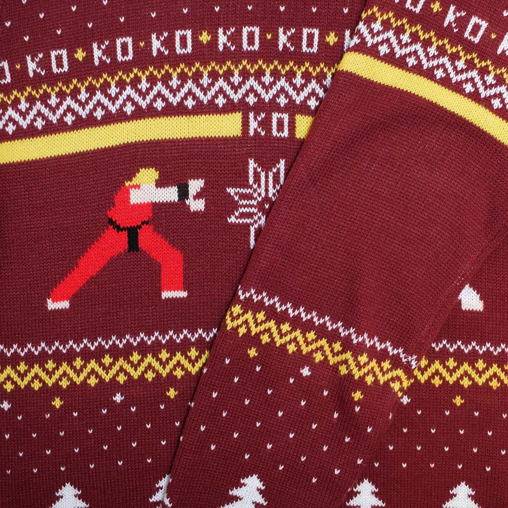 Street Fighter Christmas Jumper Official Street Fighter Ken Vs. Ryu Christmas Jumper / Ugly Sweater 7 Street Fighter Christmas Jumper Official Street Fighter Ken Vs. Ryu Christmas Jumper / Ugly Sweater