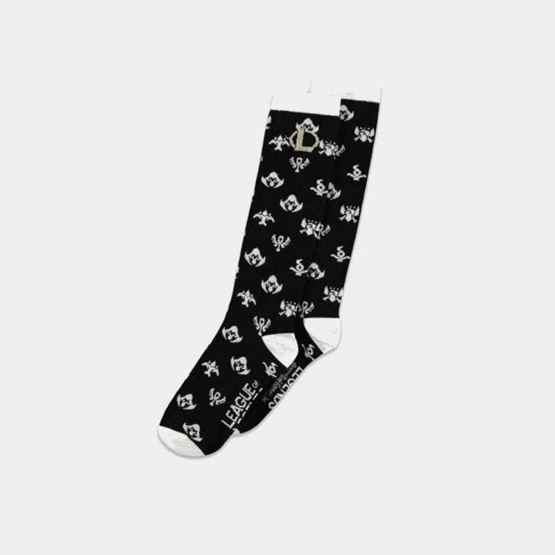 Official League Of Legends Knee High Socks (1 Pair) - (UK 6-8 EU 39/42) 3 Official League Of Legends Knee High Socks (1 Pair) - (UK 6-8 EU 39/42)