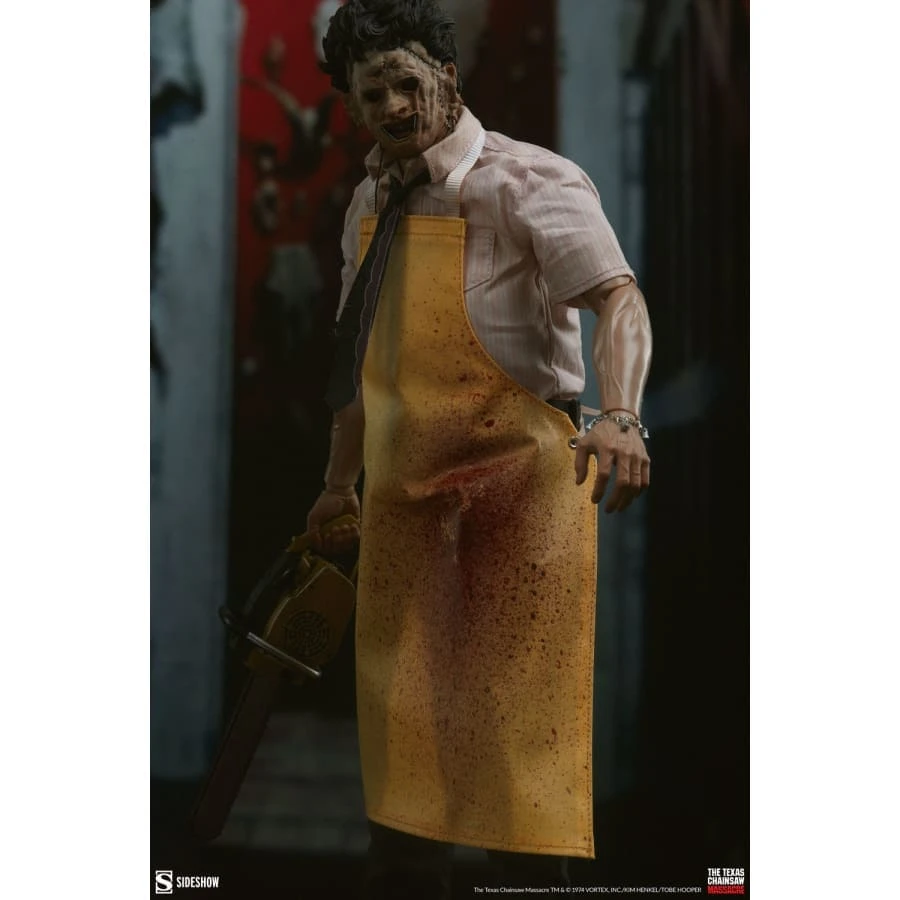 Horror Official Sideshow Collectibles Texas Chainsaw Massacre Leather Face 1:6 Scale Figure 21 Horror Official Sideshow Collectibles Texas Chainsaw Massacre Leather Face 1:6 Scale Figure
