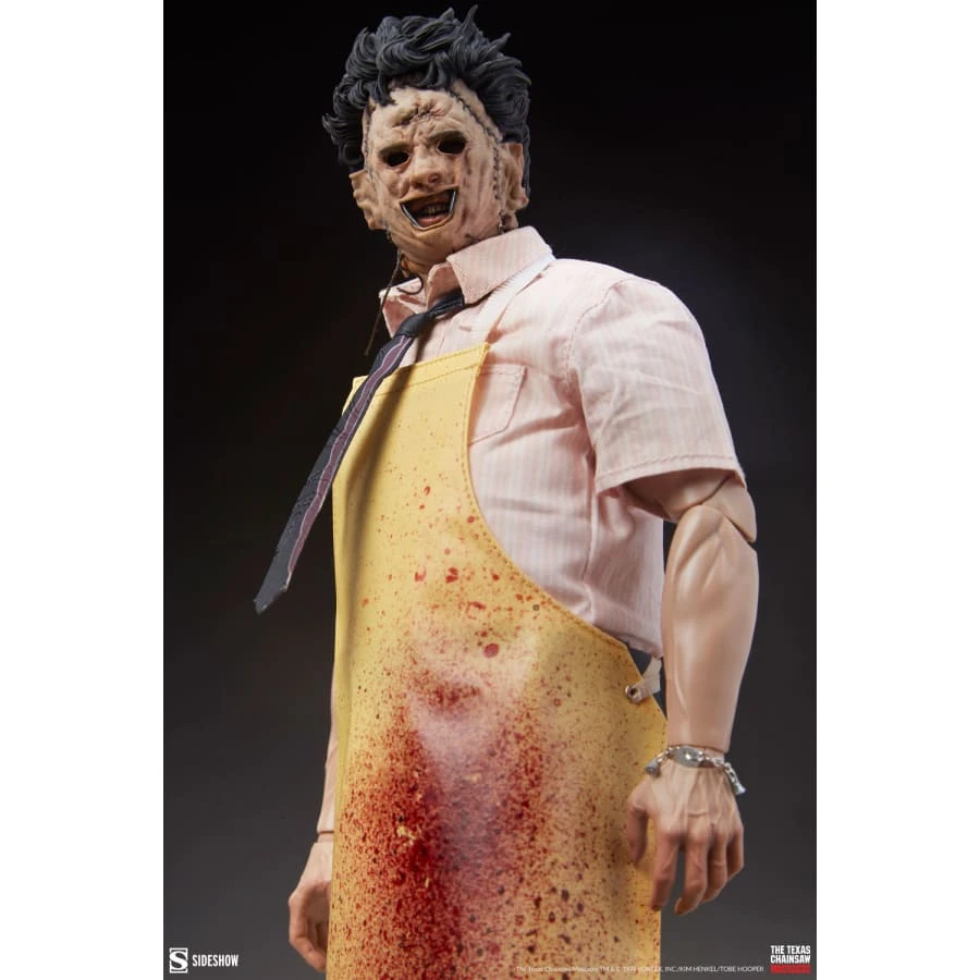 Horror Official Sideshow Collectibles Texas Chainsaw Massacre Leather Face 1:6 Scale Figure 6 Horror Official Sideshow Collectibles Texas Chainsaw Massacre Leather Face 1:6 Scale Figure