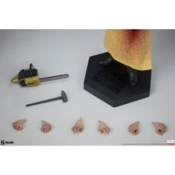 Horror Official Sideshow Collectibles Texas Chainsaw Massacre Leather Face 1:6 Scale Figure 35 Horror Official Sideshow Collectibles Texas Chainsaw Massacre Leather Face 1:6 Scale Figure