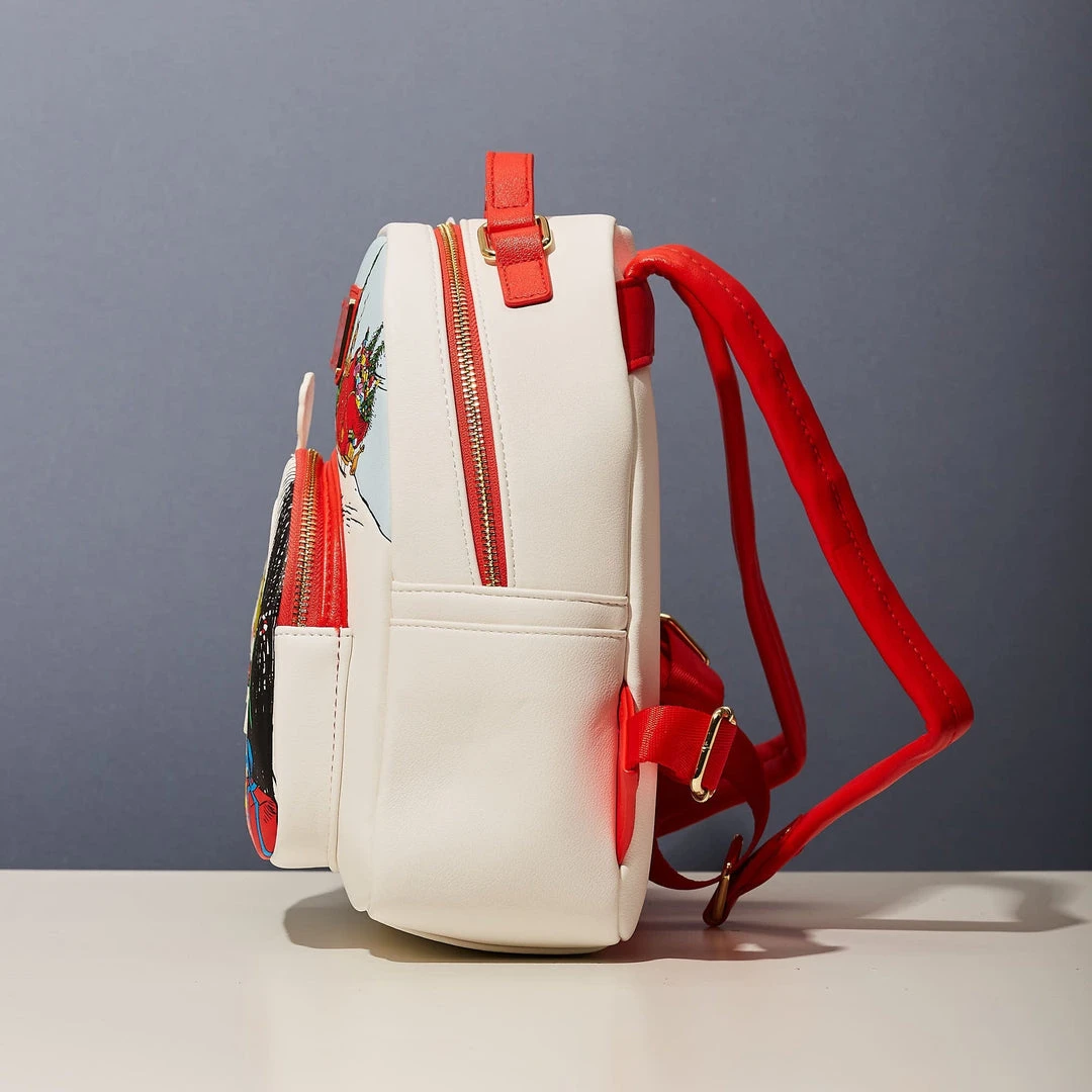 LoungeFly Dr. Seuss The Grinch Chimney Thief Mini Backpack 6 LoungeFly Dr. Seuss The Grinch Chimney Thief Mini Backpack