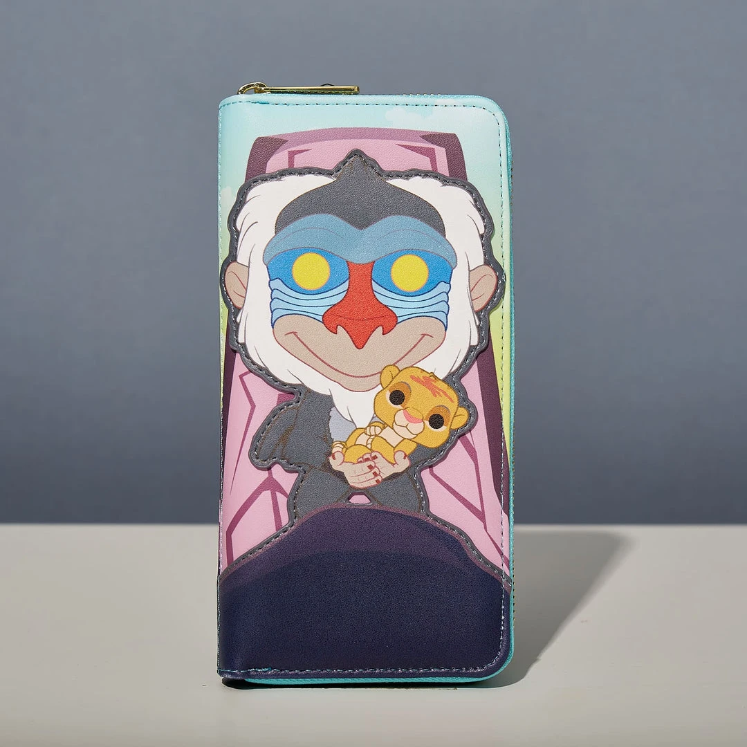 LoungeFly Pop By Disney Lion King Pride Rock Zip Around Wallet 3 LoungeFly Pop By Disney Lion King Pride Rock Zip Around Wallet