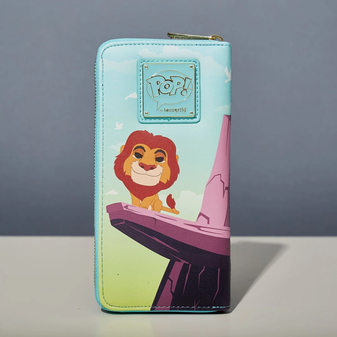 LoungeFly Pop By Disney Lion King Pride Rock Zip Around Wallet 4 LoungeFly Pop By Disney Lion King Pride Rock Zip Around Wallet