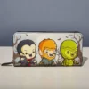 LoungeFly Universal Monsters Chibi Line Zip Around Wallet 2 LoungeFly Universal Monsters Chibi Line Zip Around Wallet