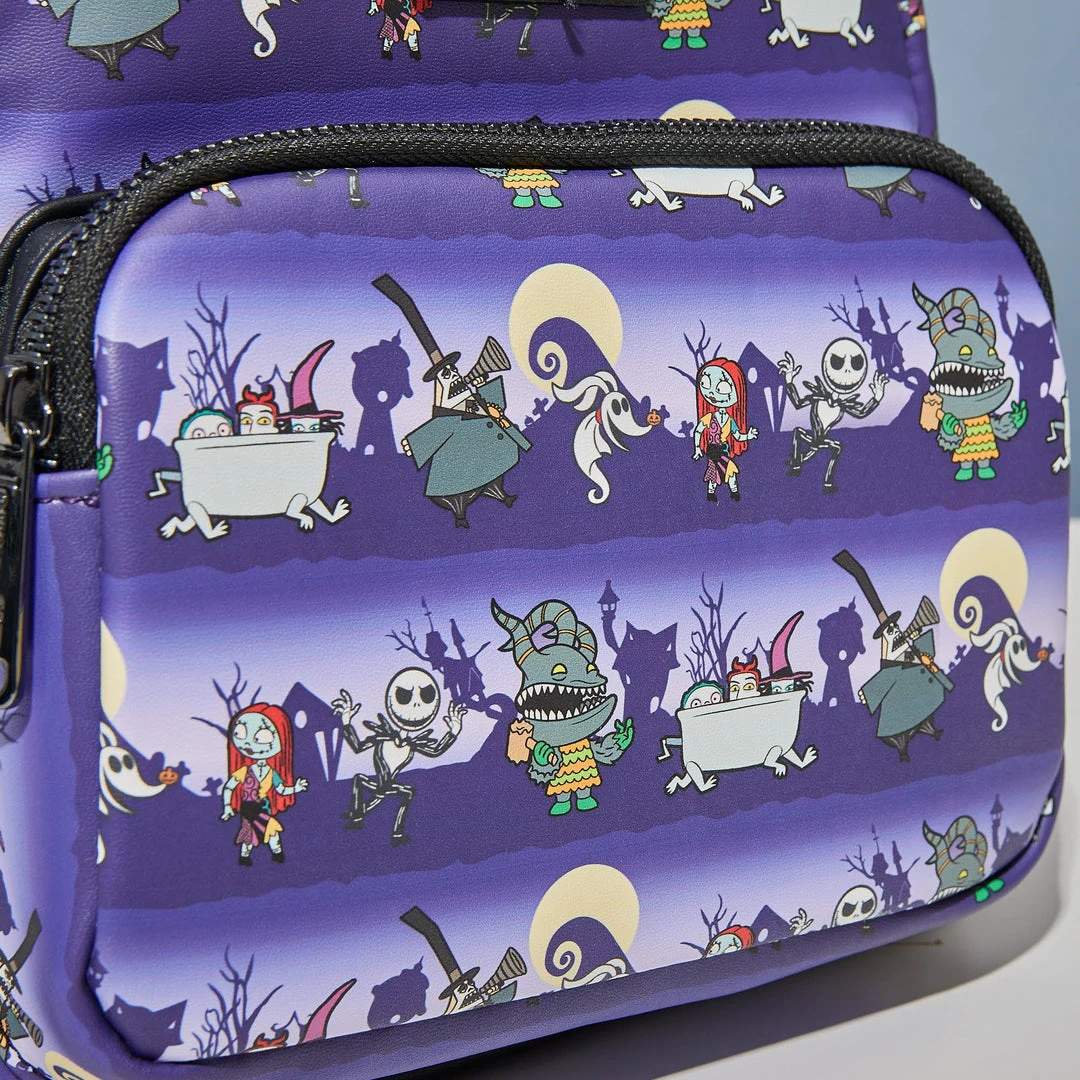 Nightmare Before Christmas LoungeFly Disney Nbc Halloween Line Mini Backpack Bags 8 Nightmare Before Christmas LoungeFly Disney Nbc Halloween Line Mini Backpack Bags