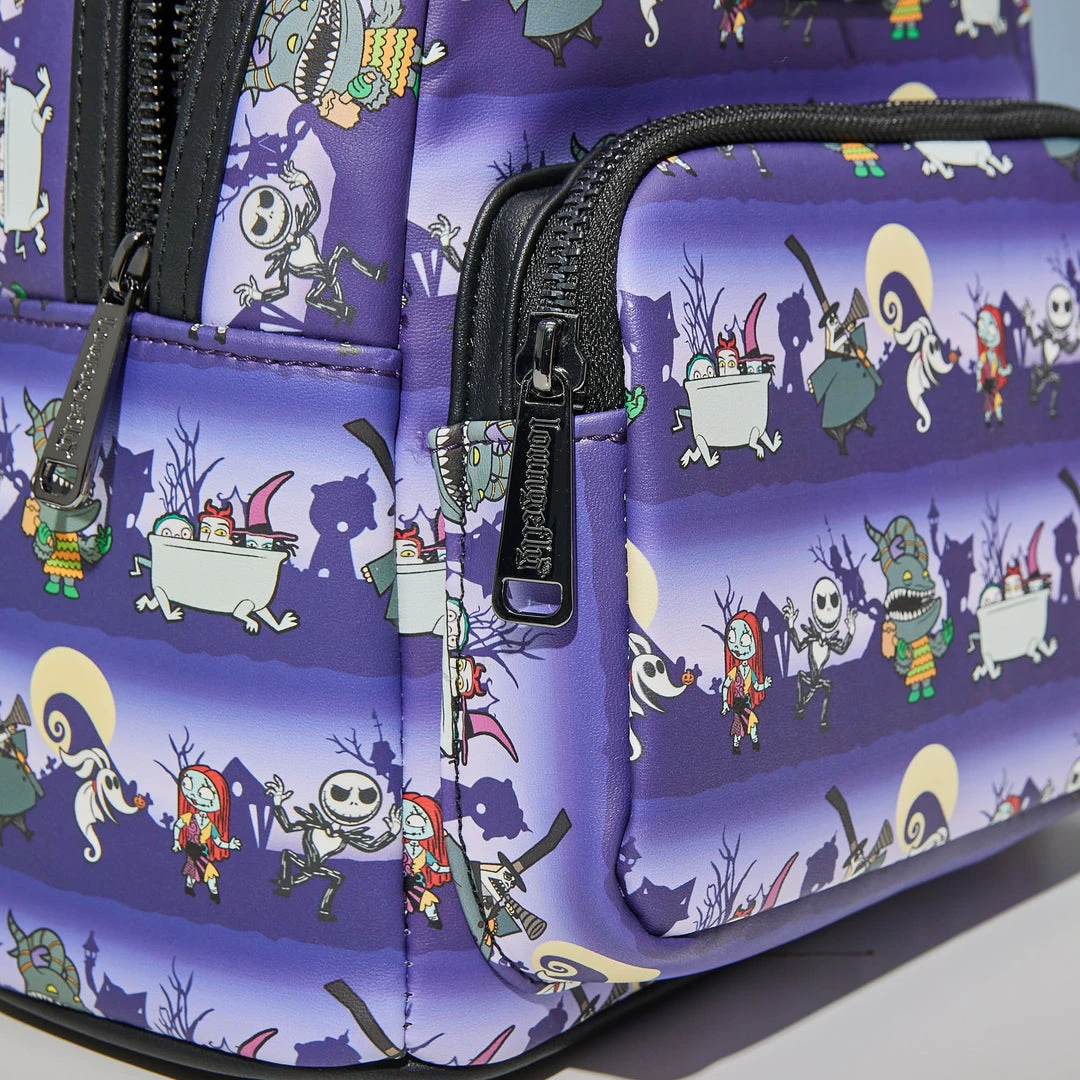 Nightmare Before Christmas LoungeFly Disney Nbc Halloween Line Mini Backpack Bags 9 Nightmare Before Christmas LoungeFly Disney Nbc Halloween Line Mini Backpack Bags