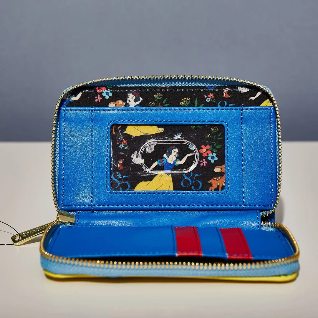 LoungeFly Disney Snow White Cosplay Bow Zip Around Wallet 5 LoungeFly Disney Snow White Cosplay Bow Zip Around Wallet