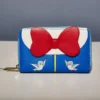 LoungeFly Disney Snow White Cosplay Bow Zip Around Wallet 2 LoungeFly Disney Snow White Cosplay Bow Zip Around Wallet