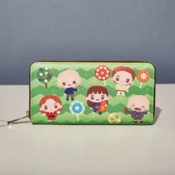 LoungeFly Wb Charlie And The Chocolate Factory 50Th Anniversary Zip Around Wallet