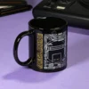 Official Mega Drive 'Logo' Black Ceramic Mug SEGA 2 Official Mega Drive 'Logo' Black Ceramic Mug SEGA