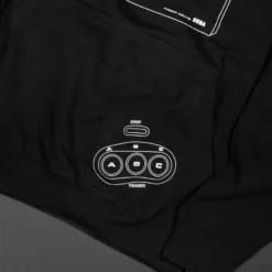 Official Mega Drive 'Logo And Console' Black And Gray Hoodies (Unisex) 7 Official Mega Drive 'Logo And Console' Black And Gray Hoodies (Unisex)