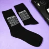 Official Mega Drive ‘Retro Logo’ Black Socks (One Size)