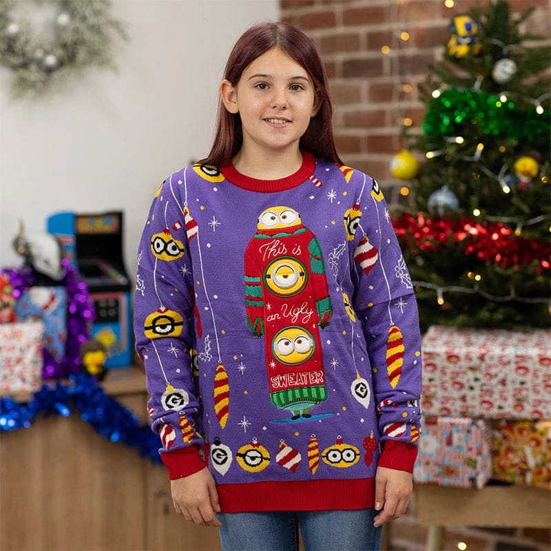 Official Minions Christmas Jumper / Ugly Sweater 7 Official Minions Christmas Jumper / Ugly Sweater