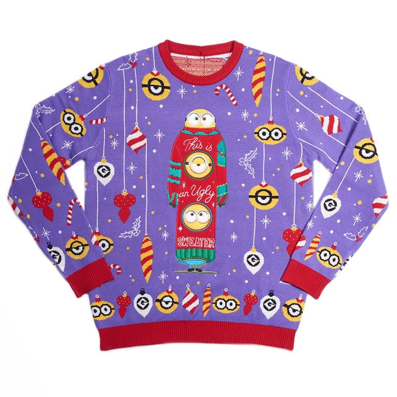 Official Minions Christmas Jumper / Ugly Sweater 3 Official Minions Christmas Jumper / Ugly Sweater