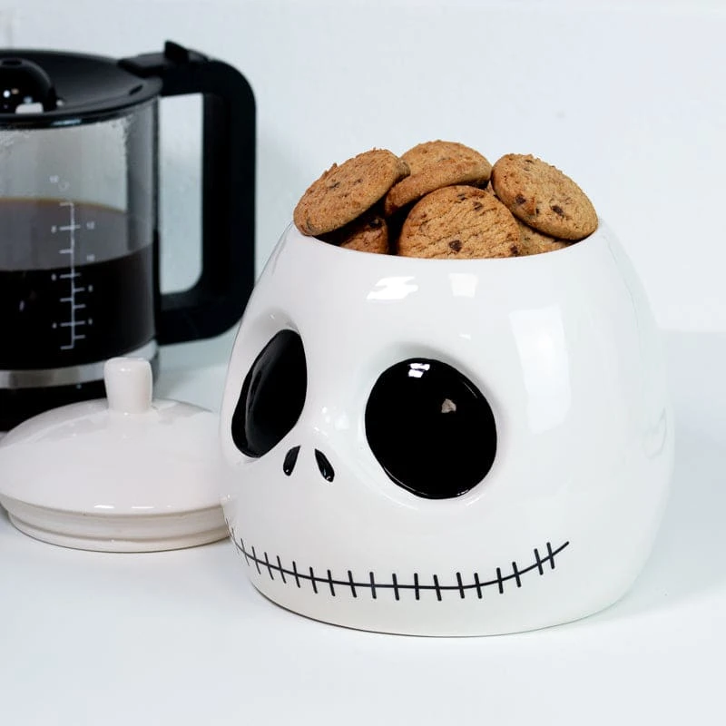Nightmare Before Xmas Official Nightmare Before Christmas Skeleton Jack Head Shaped Cookie Jar Home & Office 3 Nightmare Before Xmas Official Nightmare Before Christmas Skeleton Jack Head Shaped Cookie Jar Home & Office