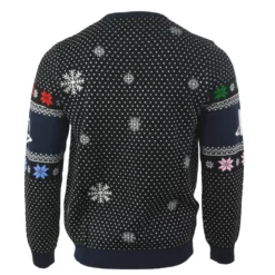 PlayStation Christmas Jumper Official PlayStation Symbols Black Christmas Jumper / Ugly Sweater