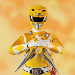 Official ThreeZero Mighty Morphin Power Rangers 1:6 Scale Yellow Power Ranger Figure Premium Collectibles