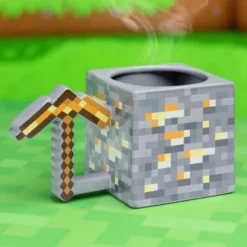 Official Minecraft Gold Pickaxe Mug