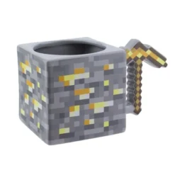 Official Minecraft Gold Pickaxe Mug