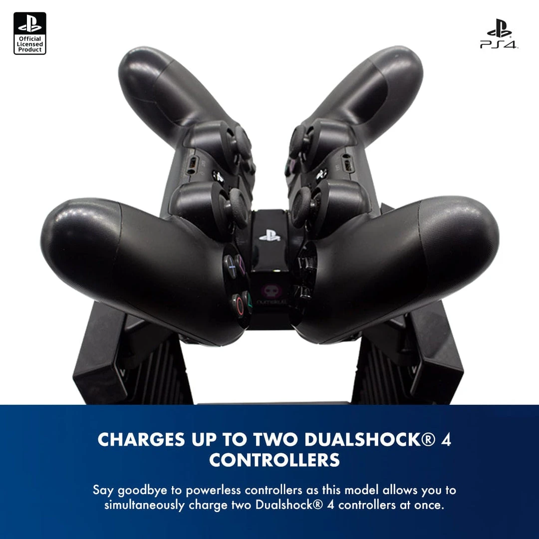 Official Sony PlayStation 4 PS4 Games Storage Tower + Dual Charger 5 Official Sony PlayStation 4 PS4 Games Storage Tower + Dual Charger