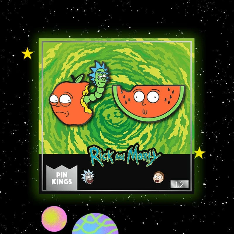 Pin Kings Rick And Morty Enamel Pin Badge Set 1.2 – Apple Morty & Watermelon Morty 3 Pin Kings Rick And Morty Enamel Pin Badge Set 1.2 – Apple Morty & Watermelon Morty