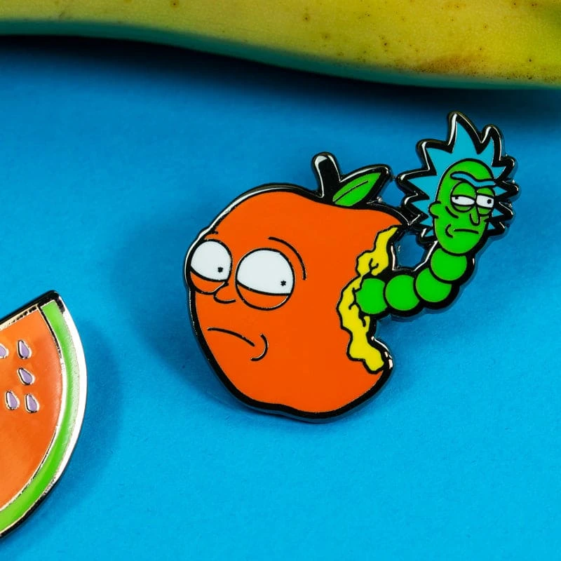 Pin Kings Rick And Morty Enamel Pin Badge Set 1.2 – Apple Morty & Watermelon Morty 4 Pin Kings Rick And Morty Enamel Pin Badge Set 1.2 – Apple Morty & Watermelon Morty
