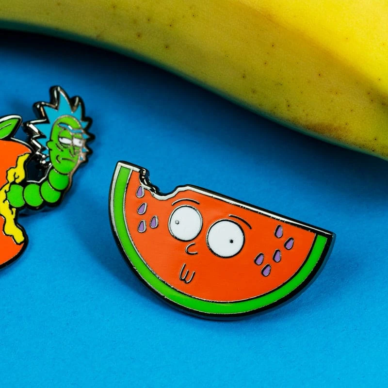 Pin Kings Rick And Morty Enamel Pin Badge Set 1.2 – Apple Morty & Watermelon Morty 5 Pin Kings Rick And Morty Enamel Pin Badge Set 1.2 – Apple Morty & Watermelon Morty