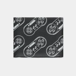 Official Nintendo SNES AOP Bifold Wallet Purses & Wallets