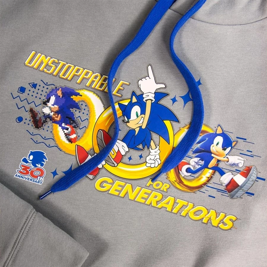 Official Sonic The Hedgehog 30th Anniversary Hoodies (Unisex) 4 Official Sonic The Hedgehog 30th Anniversary Hoodies (Unisex)