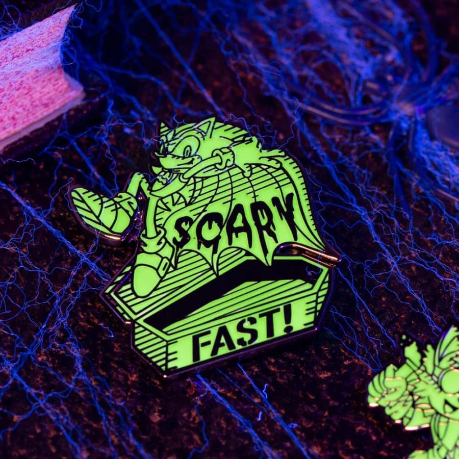 Pin Kings Modern Sonic The Hedgehog Glow In The Dark Halloween Sonic & Tails Enamel Pin Badge Set 1.1 Accessories 4 Pin Kings Modern Sonic The Hedgehog Glow In The Dark Halloween Sonic & Tails Enamel Pin Badge Set 1.1 Accessories