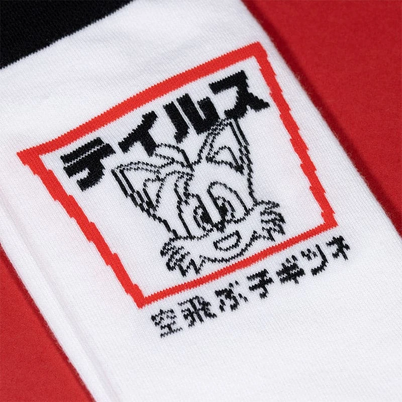 Apparel Official Modern Sonic The Hedgehog Japanese Style White And Black Socks (One Size) 6 Apparel Official Modern Sonic The Hedgehog Japanese Style White And Black Socks (One Size)