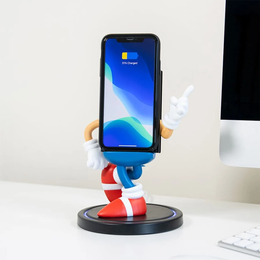 Phone Accessories Power Idolz Sonic The Hedgehog Wireless Charging Dock 5 Phone Accessories Power Idolz Sonic The Hedgehog Wireless Charging Dock