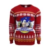 SEGA Official Classic Sonic The Hedgehog Christmas Jumper / Ugly Sweater