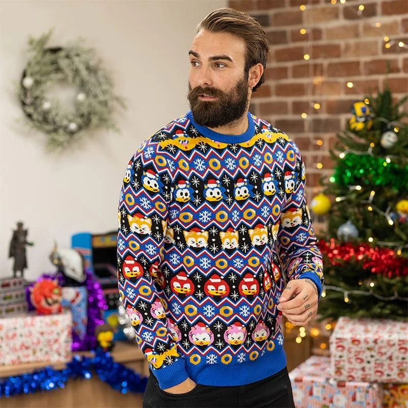 Sonic The Hedgehog Official Sonic Christmas Jumper / Ugly Sweater 5 Sonic The Hedgehog Official Sonic Christmas Jumper / Ugly Sweater