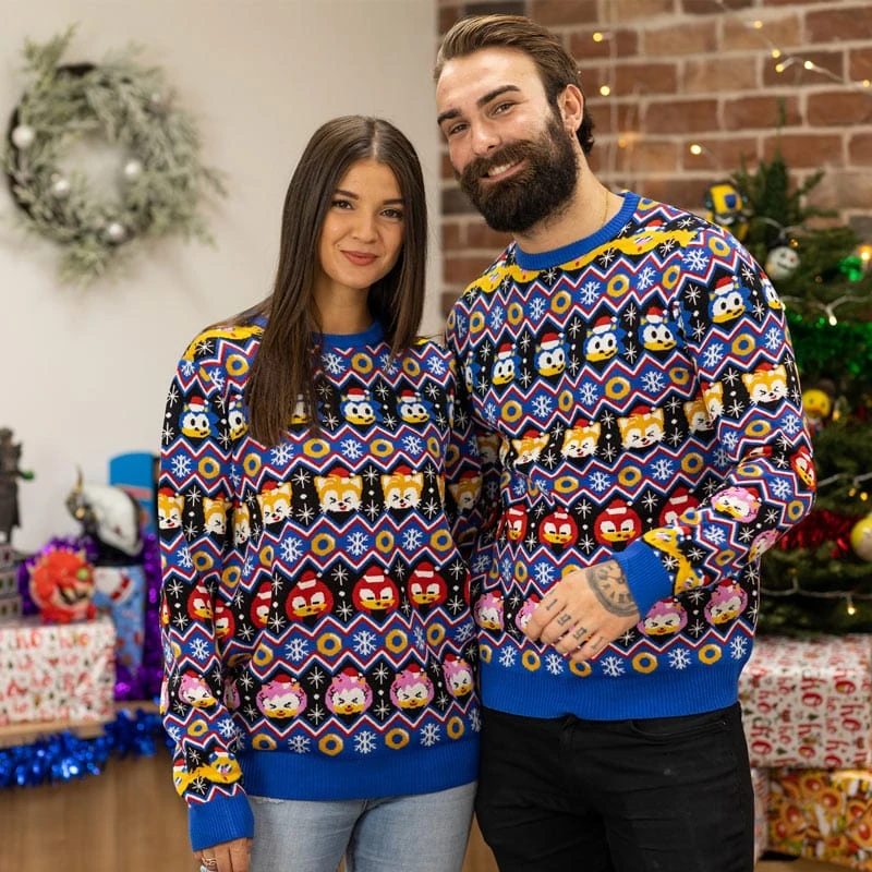 Sonic The Hedgehog Official Sonic Christmas Jumper / Ugly Sweater 4 Sonic The Hedgehog Official Sonic Christmas Jumper / Ugly Sweater