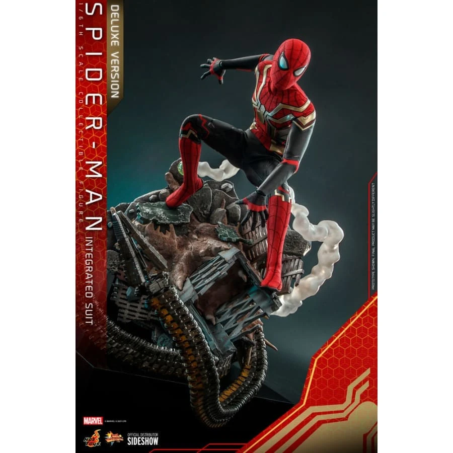 Official Hot Toys Marvel 1:6 Spider-Man No Way Home Integrated Suit Deluxe Version Avengers 6 Official Hot Toys Marvel 1:6 Spider-Man No Way Home Integrated Suit Deluxe Version Avengers