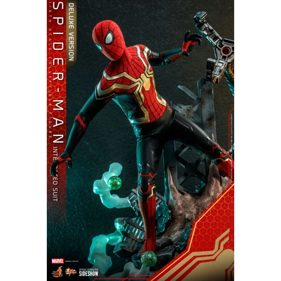 Official Hot Toys Marvel 1:6 Spider-Man No Way Home Integrated Suit Deluxe Version Avengers 10 Official Hot Toys Marvel 1:6 Spider-Man No Way Home Integrated Suit Deluxe Version Avengers