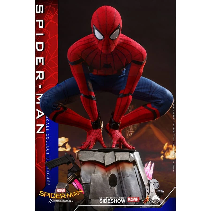 Avengers Official Hot Toys Marvel Spider-Man Homecoming 1:4 Scale Figure 6 Avengers Official Hot Toys Marvel Spider-Man Homecoming 1:4 Scale Figure