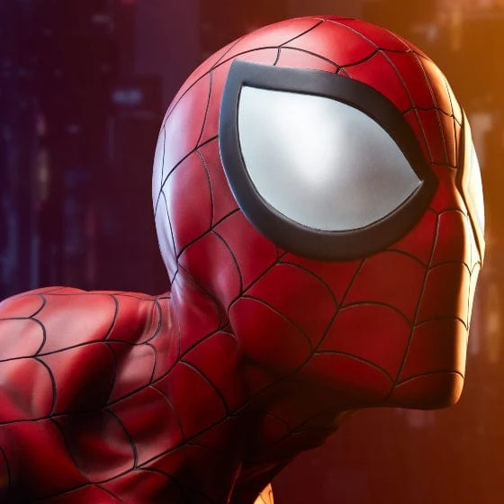 Official Sideshow Collectibles Marvel Spider-Man Life-Size 1:1 Bust 4 Official Sideshow Collectibles Marvel Spider-Man Life-Size 1:1 Bust