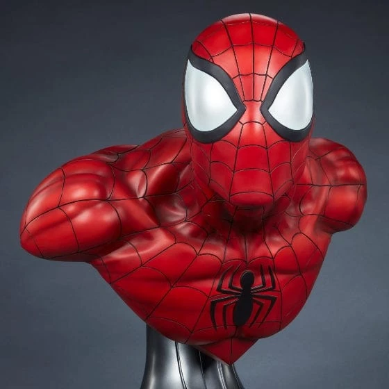 Official Sideshow Collectibles Marvel Spider-Man Life-Size 1:1 Bust 6 Official Sideshow Collectibles Marvel Spider-Man Life-Size 1:1 Bust