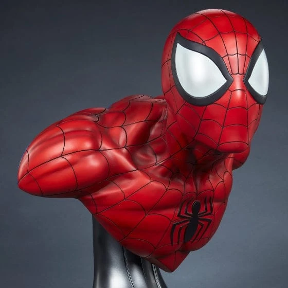 Official Sideshow Collectibles Marvel Spider-Man Life-Size 1:1 Bust 7 Official Sideshow Collectibles Marvel Spider-Man Life-Size 1:1 Bust