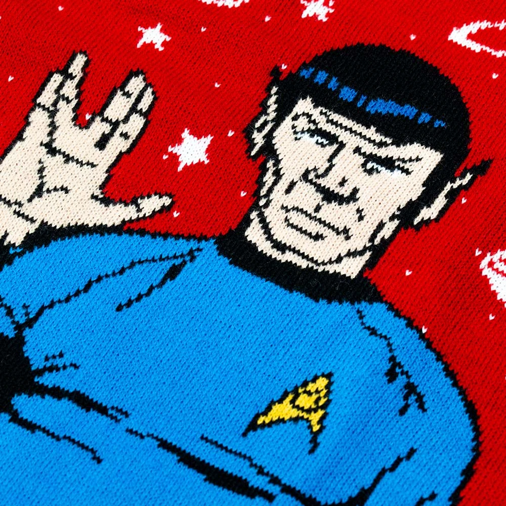 Star Trek Christmas Jumper Official Star Trek ‘Beam Me Up, Santa!’ Christmas Jumper / Ugly Sweater 8 Star Trek Christmas Jumper Official Star Trek ‘Beam Me Up, Santa!’ Christmas Jumper / Ugly Sweater
