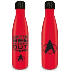 Official Star Trek The Next Generation 'Lets See Whats Out There' Metal Drinks Bottle