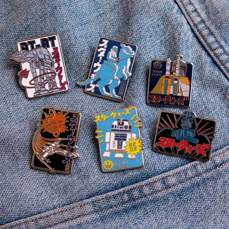 Pin Kings Star Wars Enamel Pin Badge Set 2.2 – Tauntaun & R2D2 Accessories 6 Pin Kings Star Wars Enamel Pin Badge Set 2.2 – Tauntaun & R2D2 Accessories