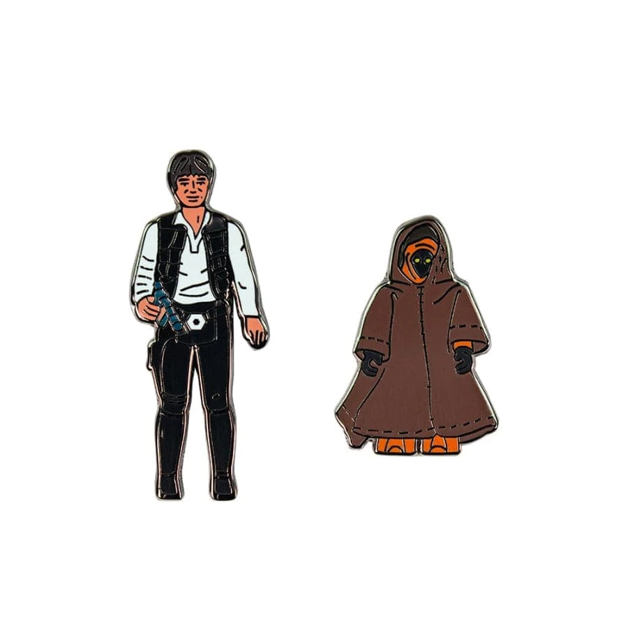 Pin Kings Star Wars Enamel Pin Badge Set 1.5 - Han Solo And Jawa Accessories 8 Pin Kings Star Wars Enamel Pin Badge Set 1.5 - Han Solo And Jawa Accessories