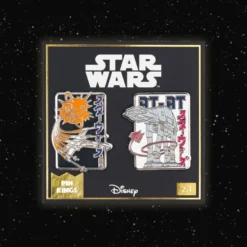 Pin Kings Star Wars Enamel Pin Badge Set 2.1 – X-Wing & AT-AT Accessories