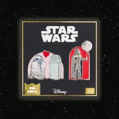 Pin Kings Star Wars Enamel Pin Badge Set 3.1 – R2D2 & Darth Vader Accessories
