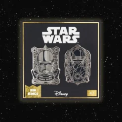 Accessories Pin Kings Star Wars Enamel Pin Badge Set 4.1 โ Kylo Ren & Stormtrooper